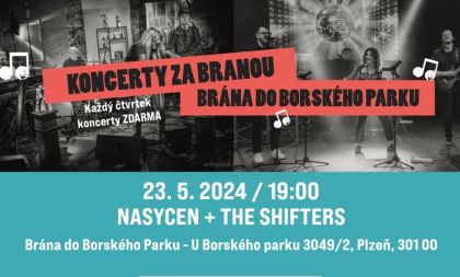 Koncerty za Branou ZDARMA - NASYCEN + THE SHIFTERS