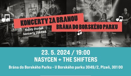 Koncerty za Branou ZDARMA - NASYCEN + THE SHIFTERS