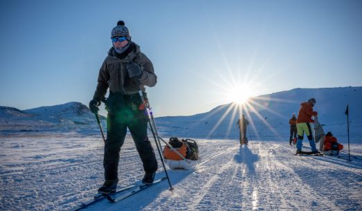 Grónsko: Zimní Arctic Circle Trail