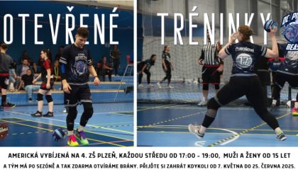 Americká vybíjená - otevřené tréninky