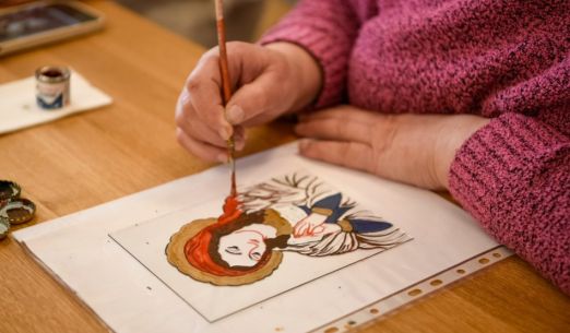 Kurz podmalby na skle s Jiřím Honissem