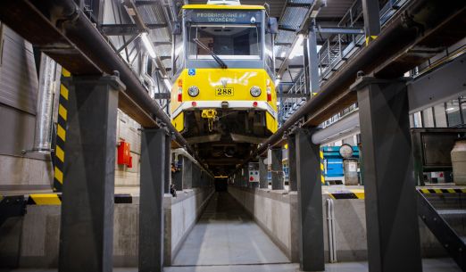 Prohlídka Vozovny tramvají Plzeň Slovany