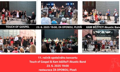 Touch of Gospel & KB Akustic Band ZA OPONOU, Plzeň
