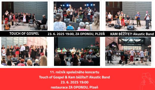 Touch of Gospel & KB Akustic Band ZA OPONOU, Plzeň