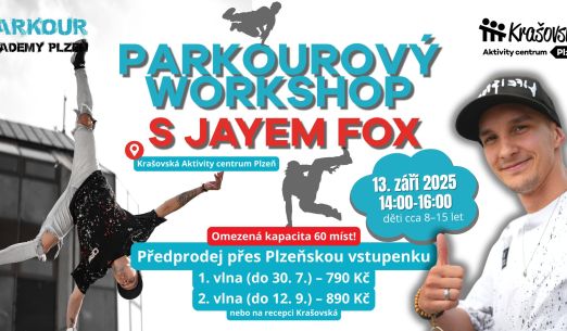 Parkourový workshop s Jayem Foxem