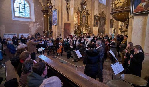 Česká mše vánoční v klášteře Svatá Dobrotivá