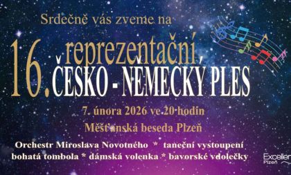 16. reprezentační ples ČESKO–NĚMECKÝ PLES 2026