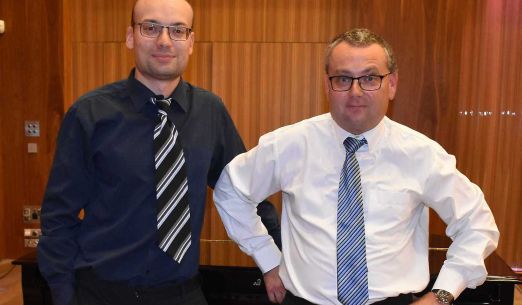 Vánoční koncert klavírního dua Hostýnek–Novák