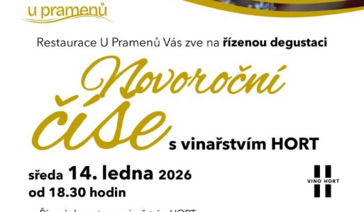 Novoroční degustace vín v restauraci U Pramenů
