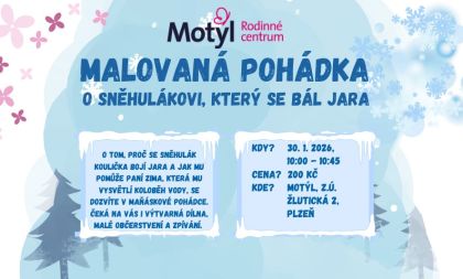 Malovaná pohádka "O Sněhulákovi, který se bál jara"