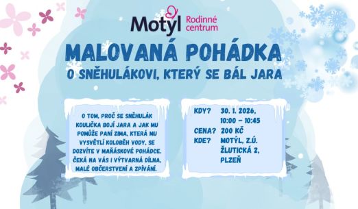 Malovaná pohádka "O Sněhulákovi, který se bál jara"