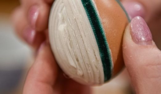 Rukodělná dílna: Zdobení kraslic jezerní sítinou