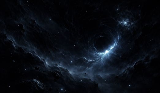 Vesmír zahalený temnotou