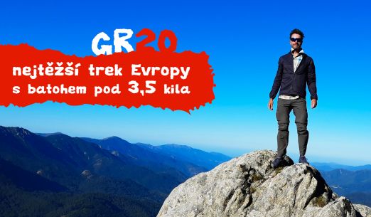 GR20 – nejtěžší trek Evropy s batohem pod 3,5 kila