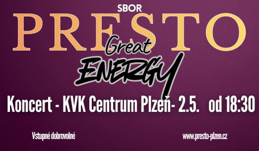 Presto Plzeň - smíšený pěvecký sbor