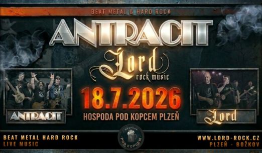 Lord a Antracit - hardrockový večer v Božkově