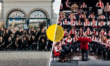 Dva orchestry v Habrmannově parku