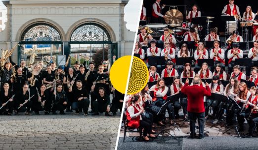Dva orchestry v Habrmannově parku