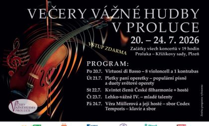 Večery vážné hudby v Proluce 2026