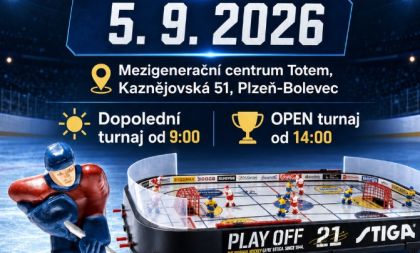 Mistrovství Plzně 2026 ve stolním hokeji STIGA