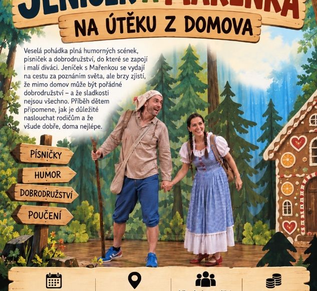 Jeníček a Mařenka na útěku z domova - divadlo KOLEM