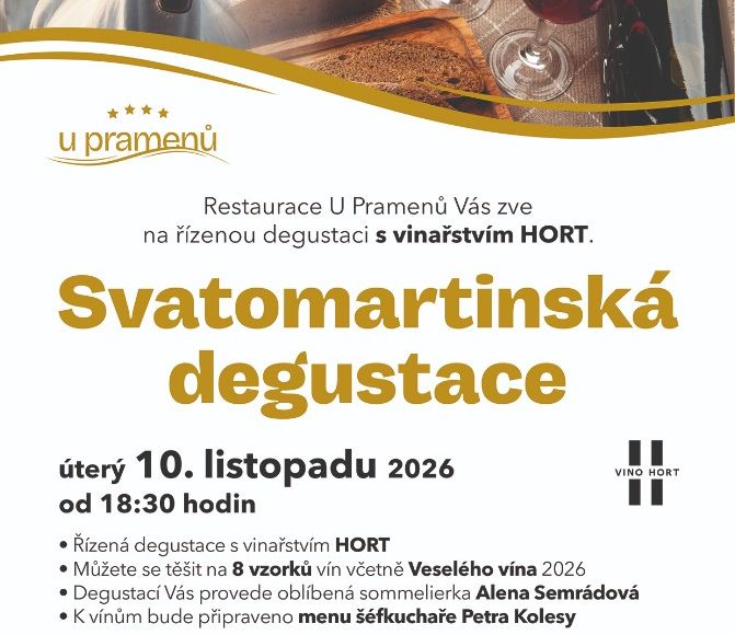 Svatomartinská degustace s vinařstvím HORT