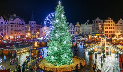 Rozsvícení vánočního stromu na náměstí Republiky