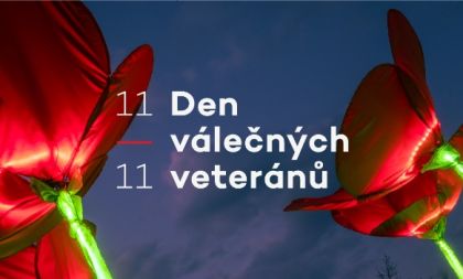 Vzpomínkové vlčí máky – obří světelná instalace v Plzni